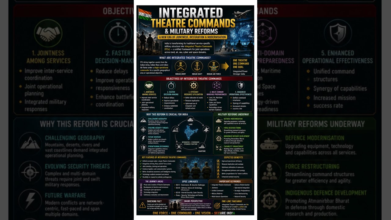 🚨 MUST WATCH! India&rsquo;s Biggest Military Reform Explained 😱 #TheatreCommands #IndianArmy