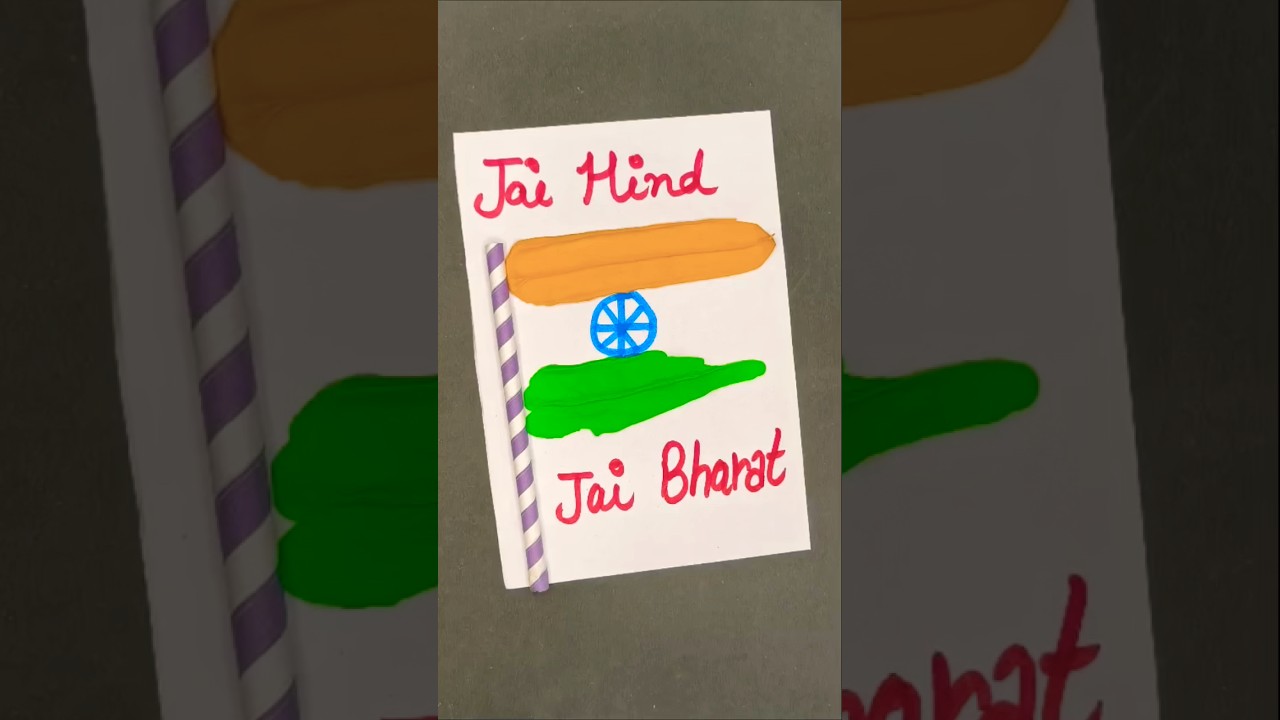Flag craft from clay at home 