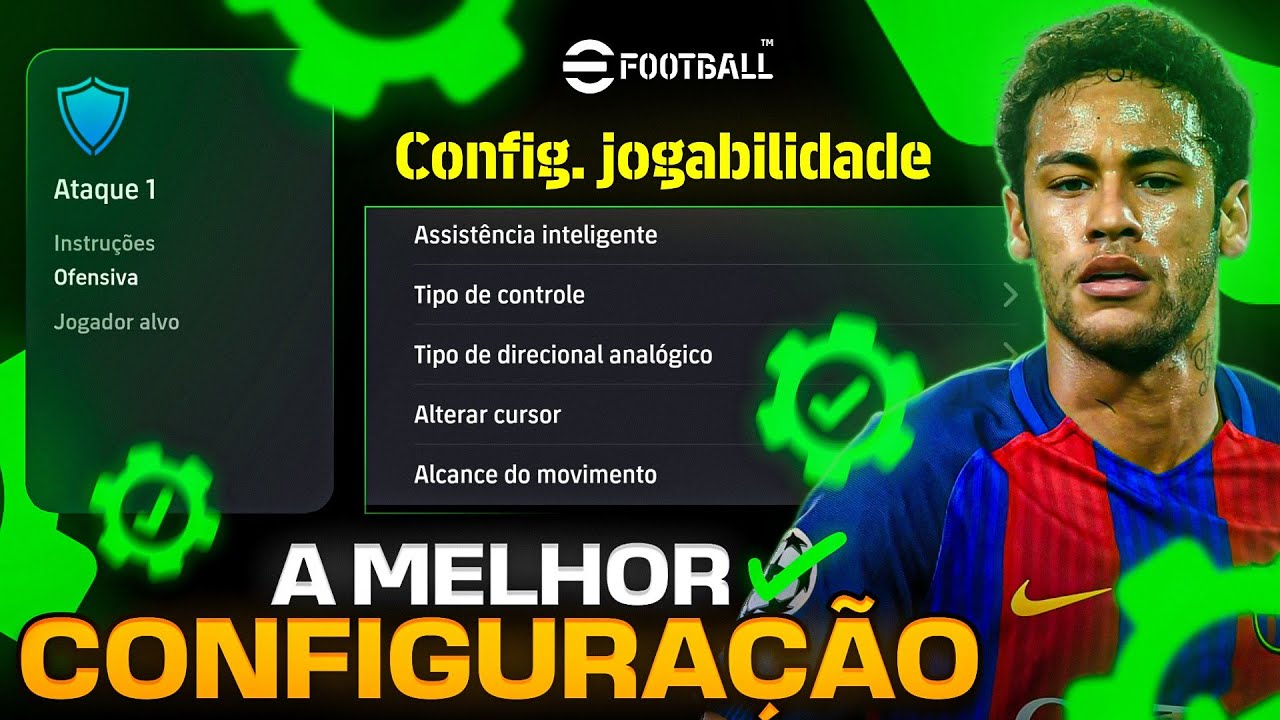 MELHOR CONFIGURAÇÃO Do eFootball 2025 mobile