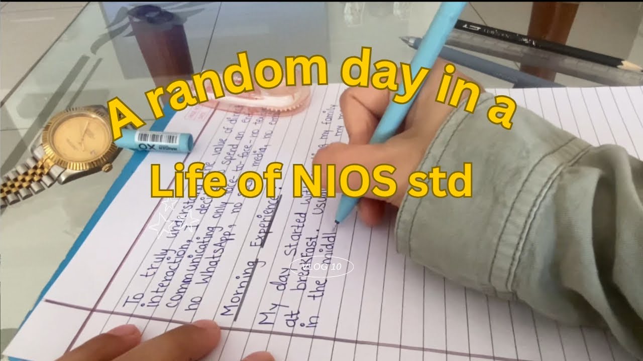 Life of NIOS student + no music!
