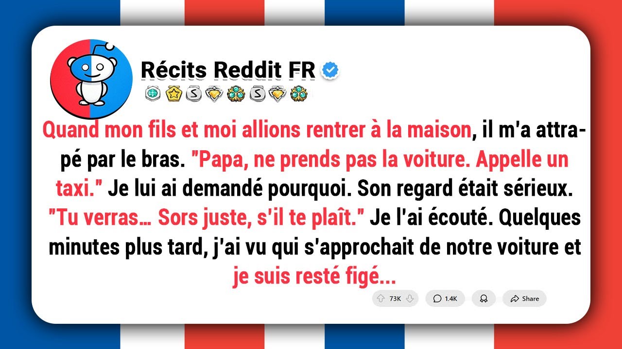 Mon fils m’a suppliée de ne pas monter dans la voiture…Quelque minute plus tard, j’ai compris pourqu