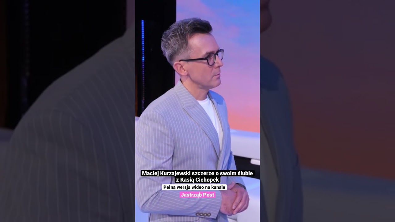 Maciej Kurzajewski szczerze o swoim ślubie z Kasią Cichopek #shorts