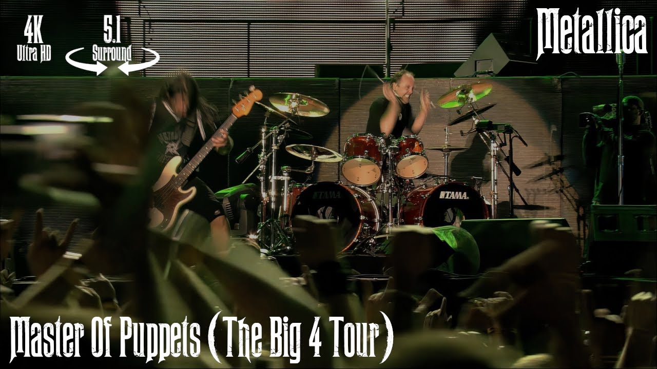 Metallica - Master Of Puppets (The Big 4 Tour) [5.1 Surround / 4K Remastered]
