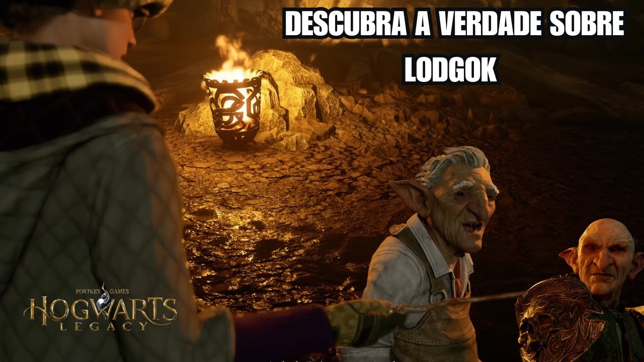 Missão: Encontre Lodgok e Descubra o Plano de Ranrok – Hogwarts Legacy PT-BR