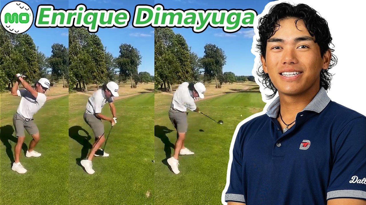 エンリケ・ディマユガ Enrique Dimayuga フィリピンの男子ゴルフ スローモーションスイング!!!