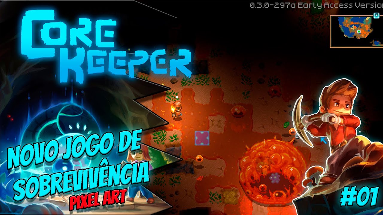 Core Keeper Jogo Estilo Stardew Valley Gameplay PT-BR