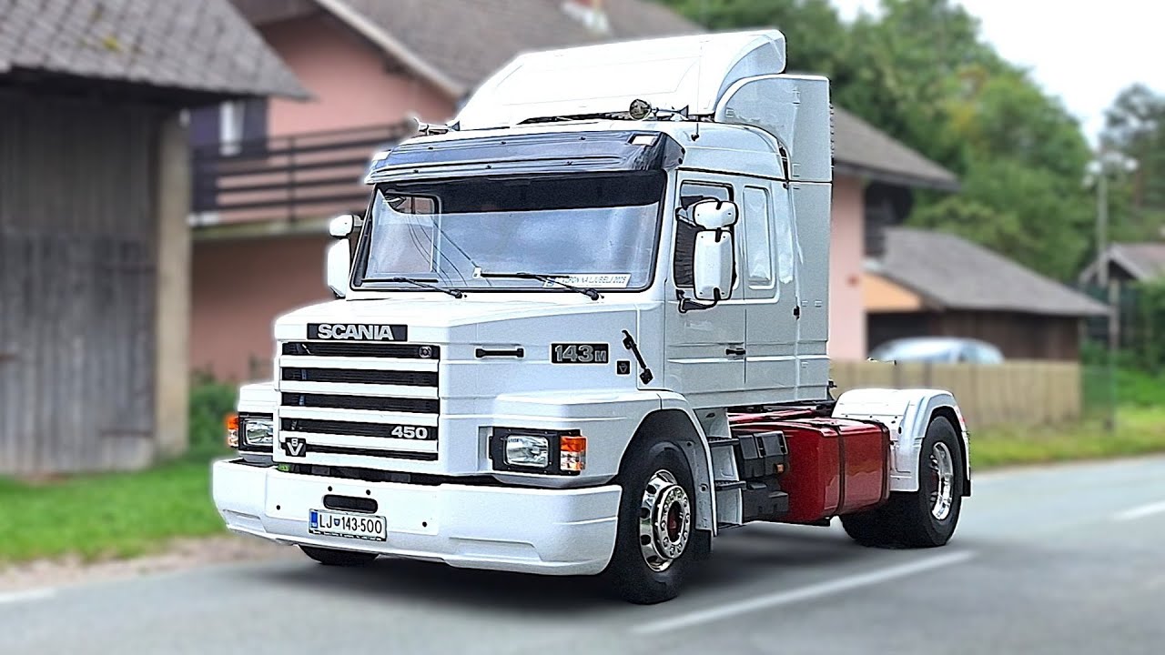 Scania V8 420 T s klasično kabino – starodobnik v (skoraj) tovarniškem stanju