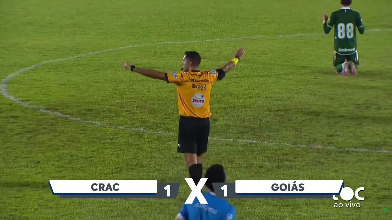 MELHORES MOMENTOS - CRAC 1 X 1 GOIÁS - QUARTAS DE FINAL - GOIANÃO 2026 - JOGO DE IDA