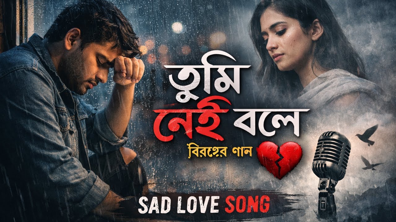 তুমি নেই বলে | হৃদয় ছোঁয়া বিরহের গান | Sad Bengali Love Song 2026