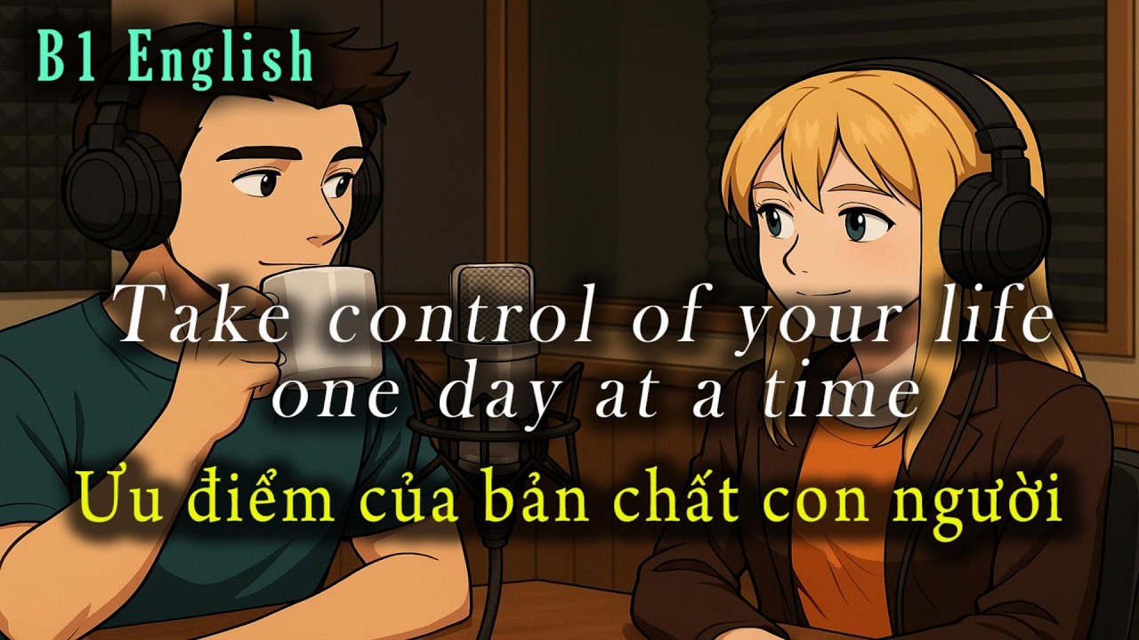 🎧 Luyện Nghe Tiếng Anh Level B1-B2 - Take control of your life one day at a time - English Podcast 🎯