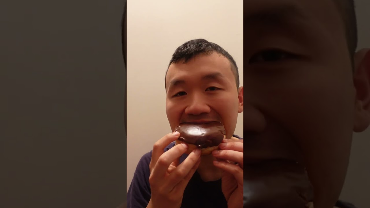Trying Tim Horton's Boston Cream Donut