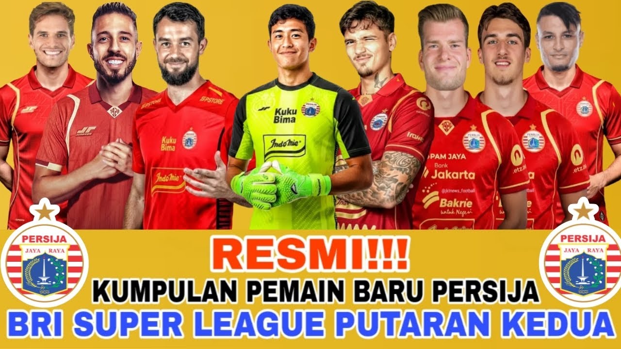Wow 😱 KUMPULAN PEMAIN BARU PERSIJA DI BRI SUPER LEAGUE 2025/2026 PUTARAN KEDUA TERBARU | AUTO JUARA🔥