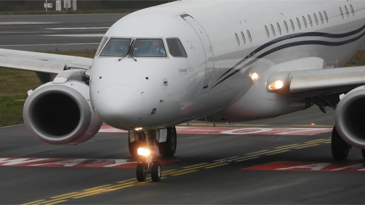 Plane Spotting at Luton Airport! Wizz Air A321, EasyJet A320 & an Embraer Private Jet.