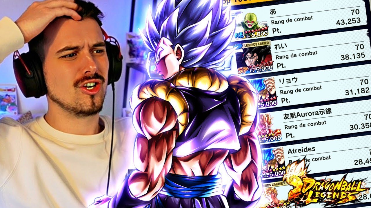 C'EST COMPLÈTEMENT PÉTÉ ! 🏆 JE JOUE LA TEAM DU NUMÉRO 1 MONDIAL DE DRAGON BALL LEGENDS 