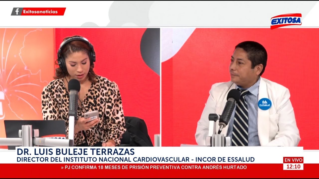 Entrevista en Exitosa al director del INCOR, Dr. Luis Buleje Terrazas (08/11/2024)