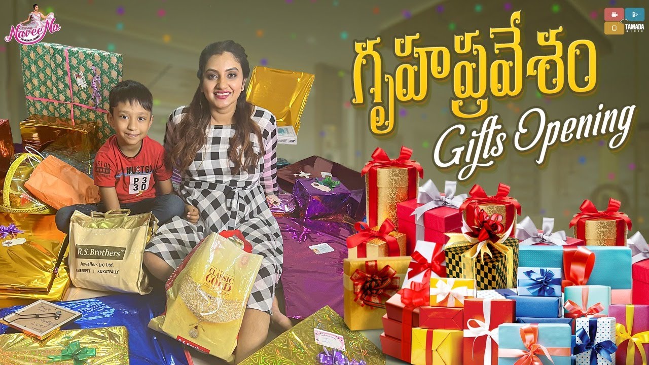 Gruhapravesham Gifts Opening || Naveena Vlogs || Tamada Media
