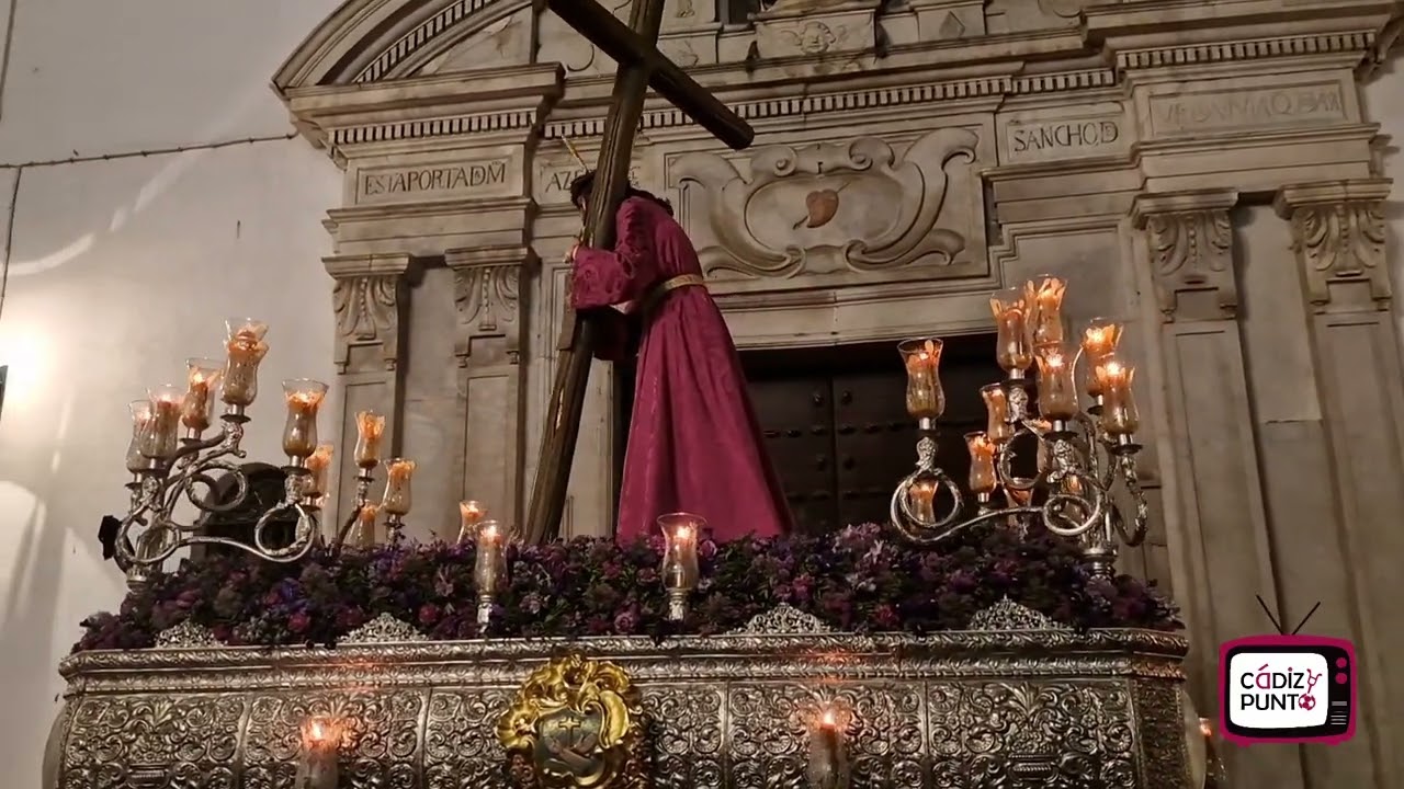 Cádiz y Punto. Nazareno de la Obediencia. Semana Santa 2025.