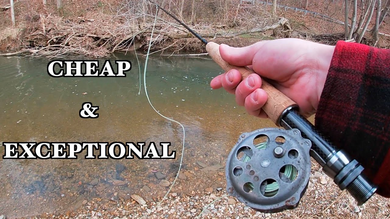 CHEAP and EFFECTIVE Ultralight Fly Rod (Trout Fishing)