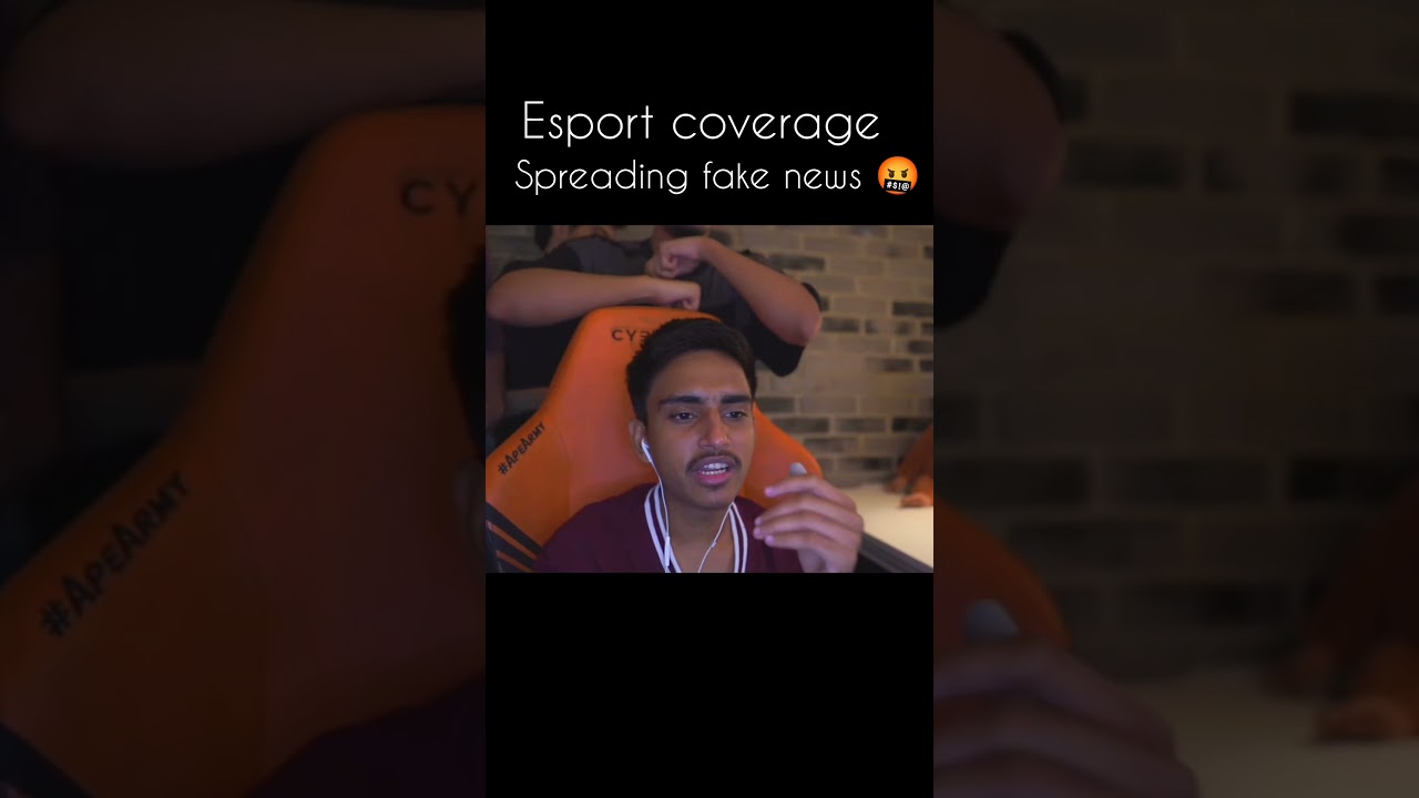 Amin's reply regarding the news channel's fake coverage 🤬🔥 #esportshighlights #ffmesportsnews #fa...