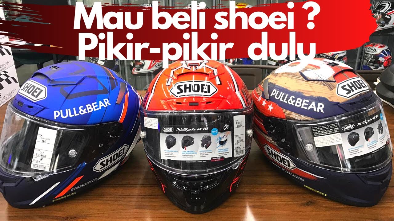 YANG MAU BELI SHOEI NONTON DULU!