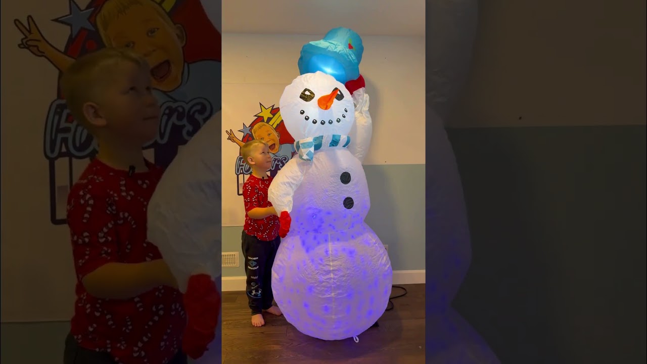 Tipping hat snowman unboxing! 