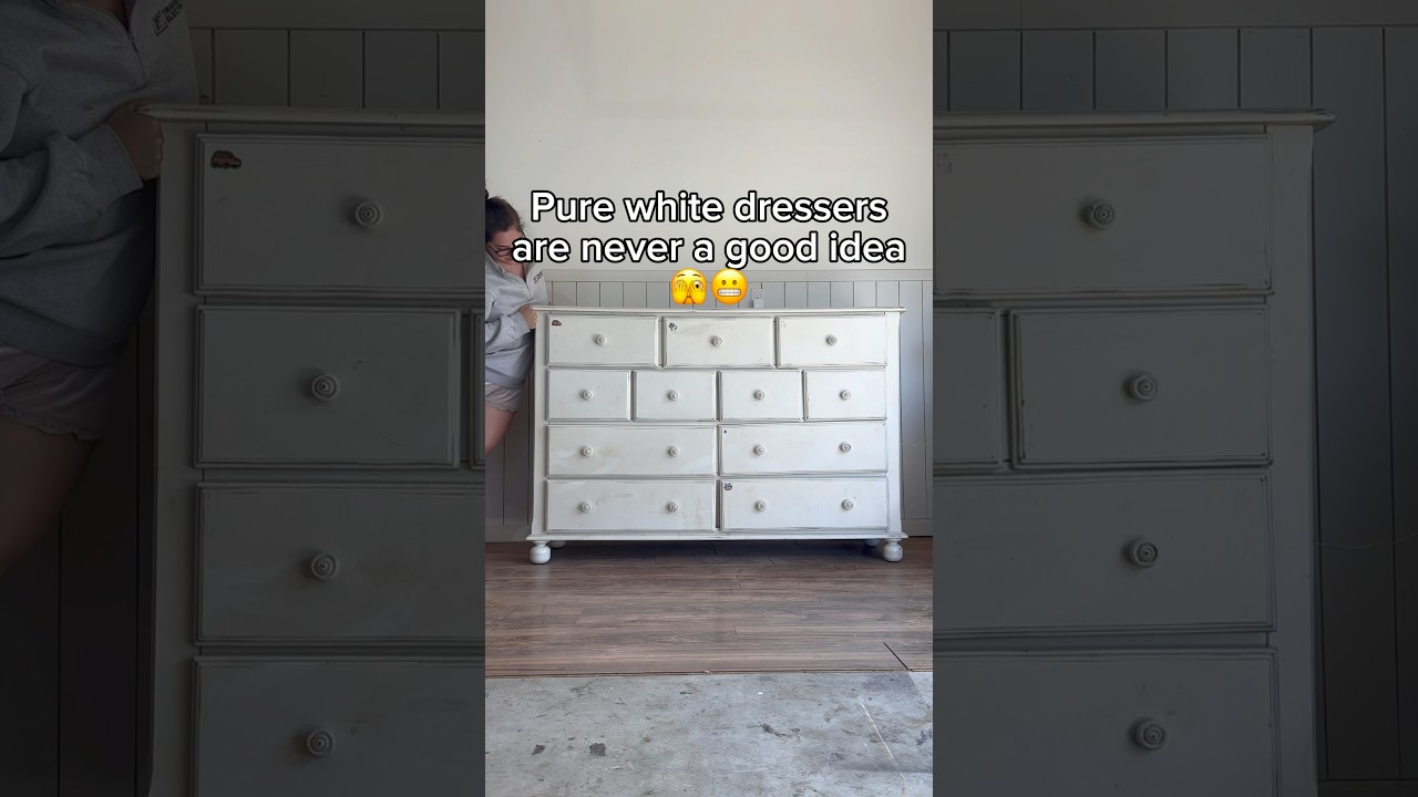Is GREEN the new sad beige??? #furnitureflip #dressermakeover #diy