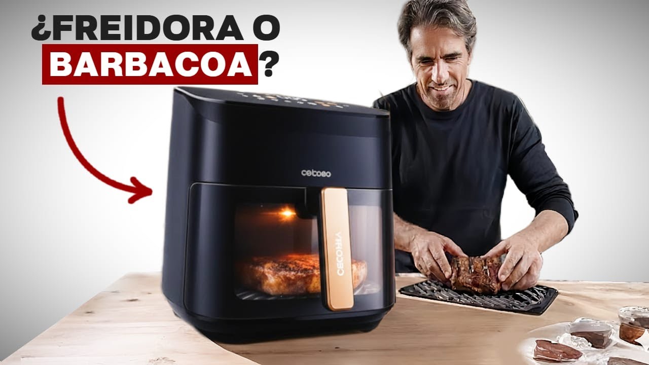 Cecofry&Grill Smokin 6500 Review 👉 Airfryer con grill y ahumador sin humo