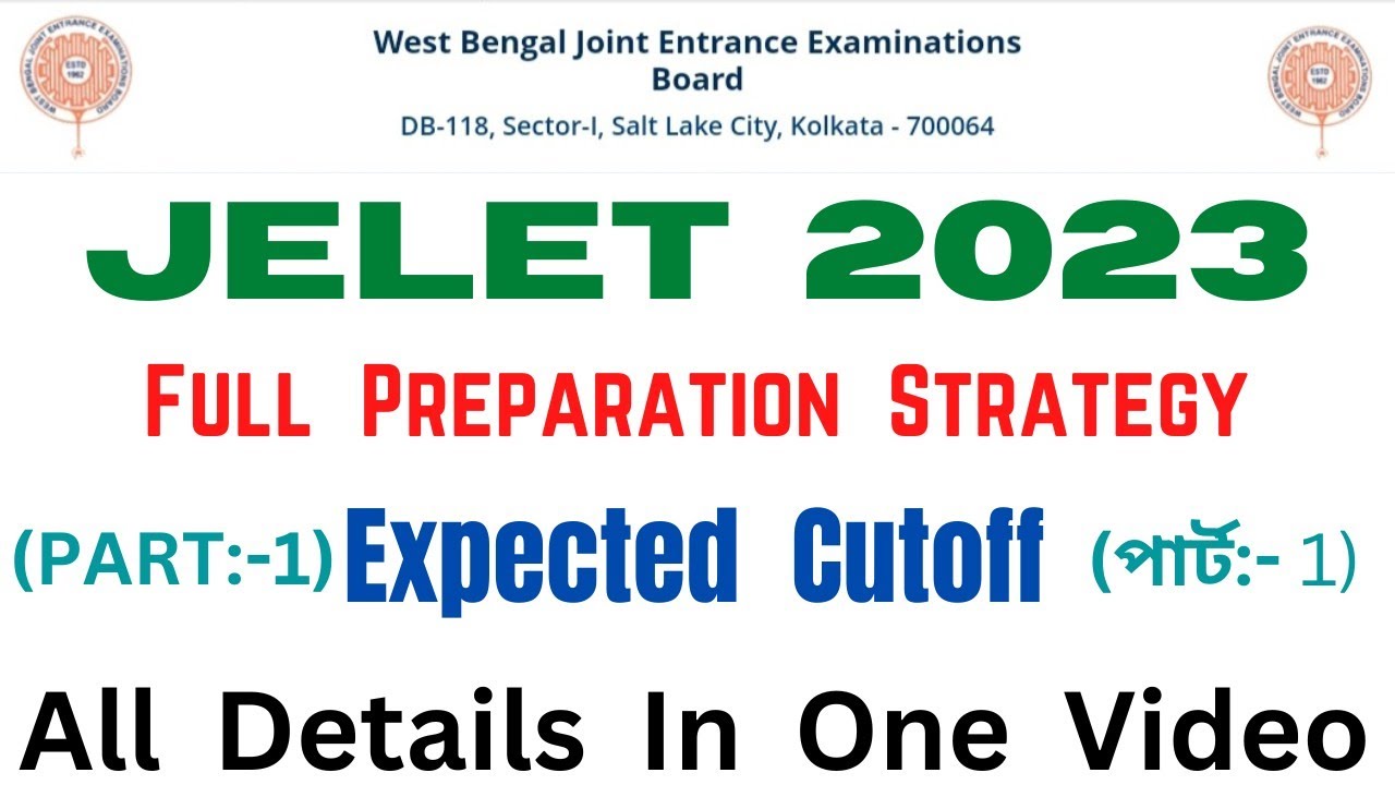 JELET 2023❤️ | Preparation Strategy | Detailed Analysis |  Subject & Topic Wise | Part 1