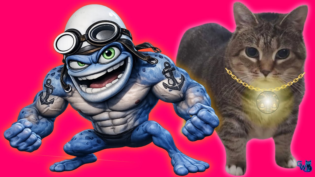 OIIAOIIA CAT & CRAZY FROG - Spinning Cat (TECHNO REMIX) Cat Brainrot Video - OUT CONTROL