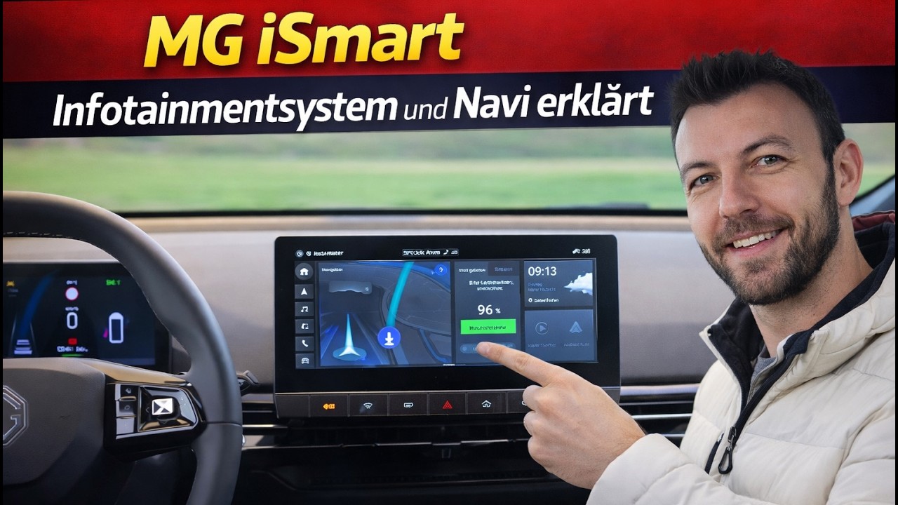 MG4 / MG5 electric: Infotainment und Navigationssystem Anleitung (Menüpunkt für Menüpunkt erklärt)