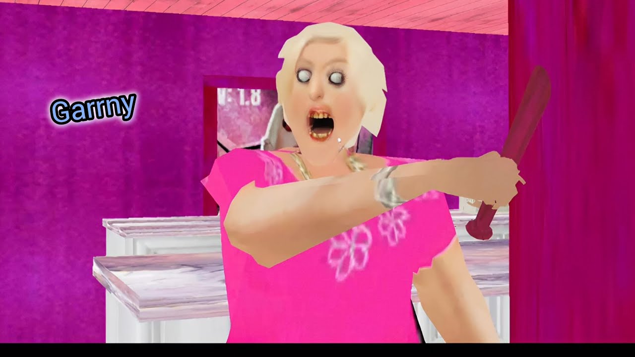 Crazy Barbie Granny  😱 | Funny Horror Game Challenge | Don’t Get Caught!#garrygame 