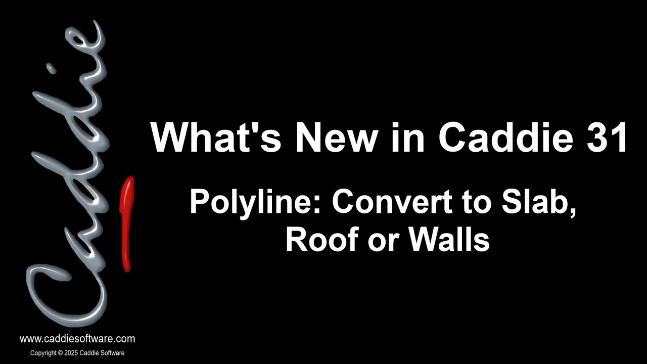 Polyline Convert to Slab Roof or Walls
