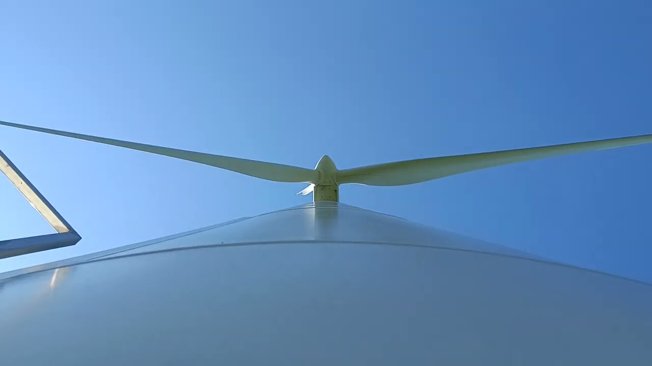 Démarrage d'une éolienne Vestas V100