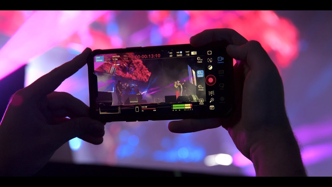 Творческая команда коллектива KoЯn использует приложение Blackmagic Camera