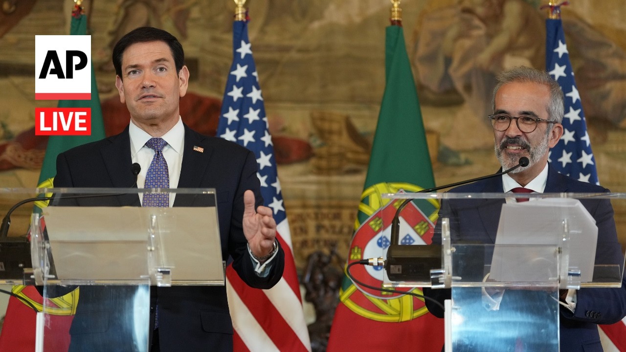 LIVE: Marco Rubio and Portugal foreign minister speak in Lisbon