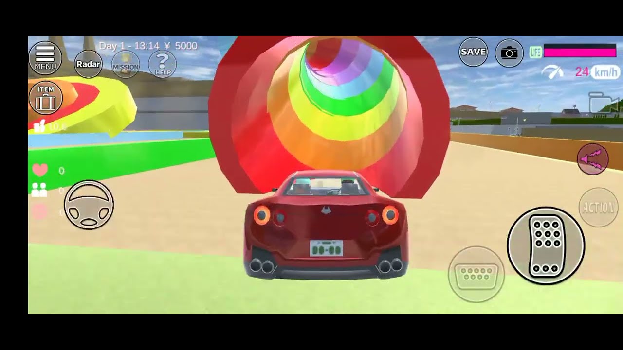 PARKOUR MOBIL SETAN #sakuraschoolsimulator 