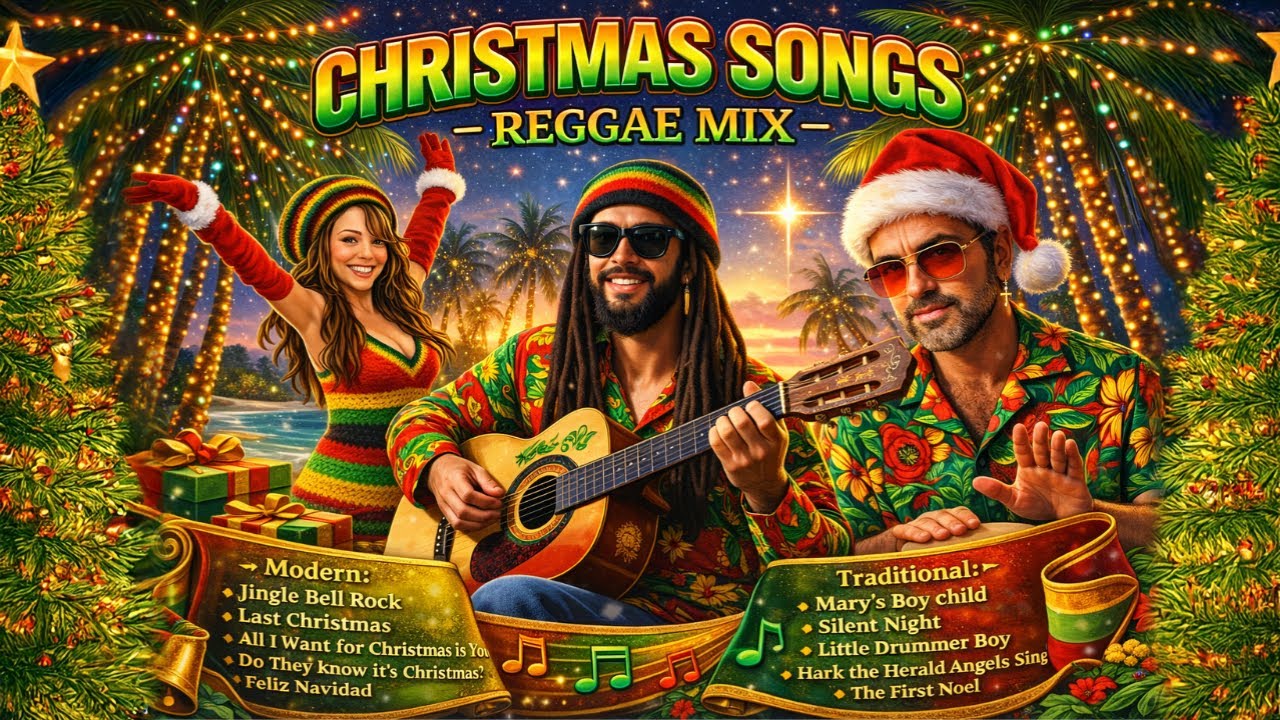 Christmas Songs Reggae Mix 🎄🎶 | Modern & Traditional Holiday Classics in Reggae Style