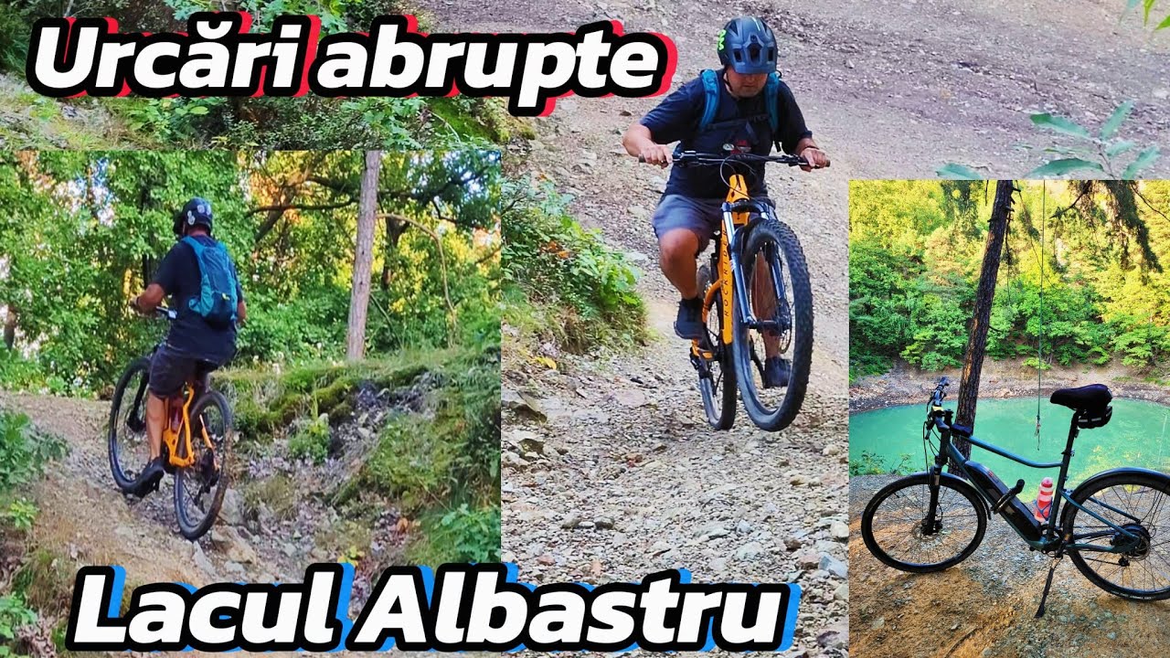 Aventură pe E-BIKE, urcări extreme spre Lacul Albastru, Maramureș! REUȘIM?