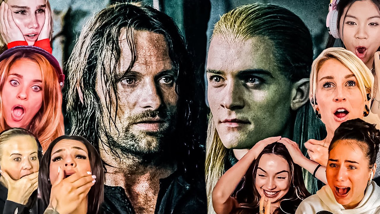 TOP FEMALE "ARAGORN RETURN" Reactions! The Lord of the Rings: The Two Towers Movie Reaction