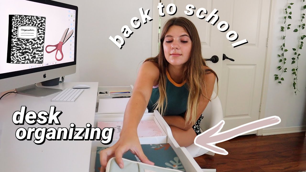 back to school desk supplies shopping