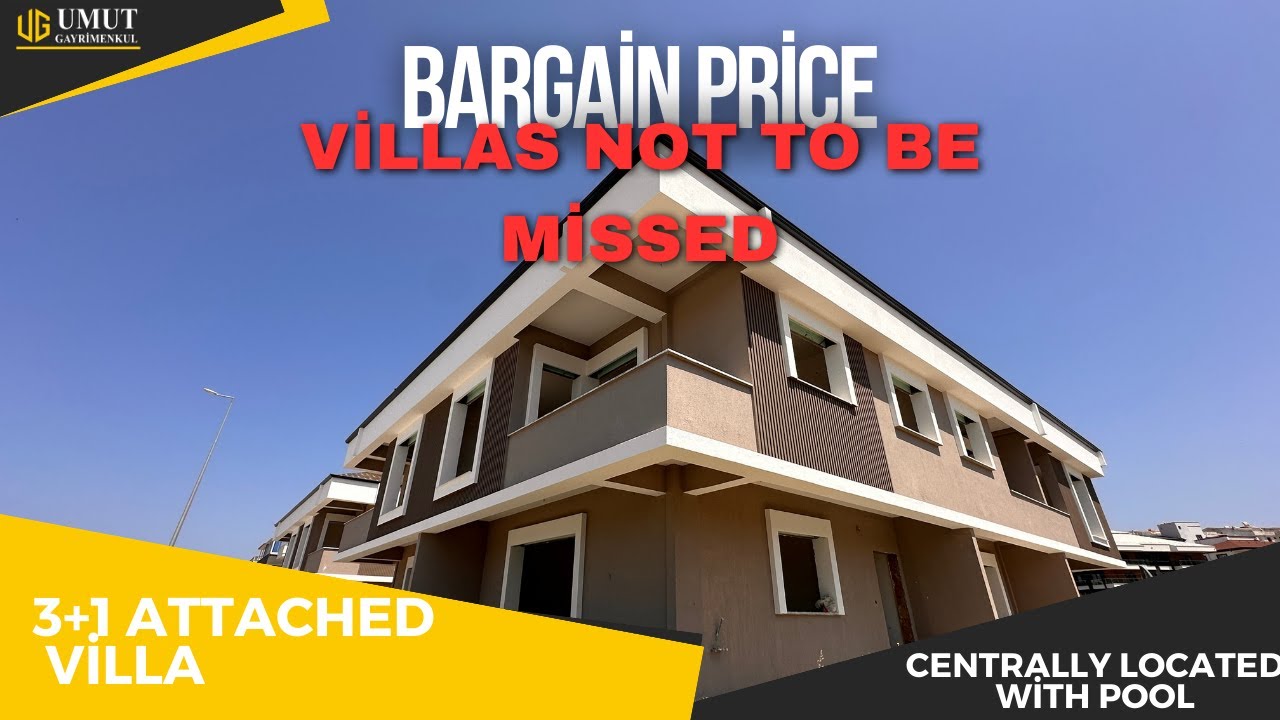 12 3+1 Villas for Sale in Didim Hisar Neighbourhood at a Bargain Price Not to be Missed in Türkiye