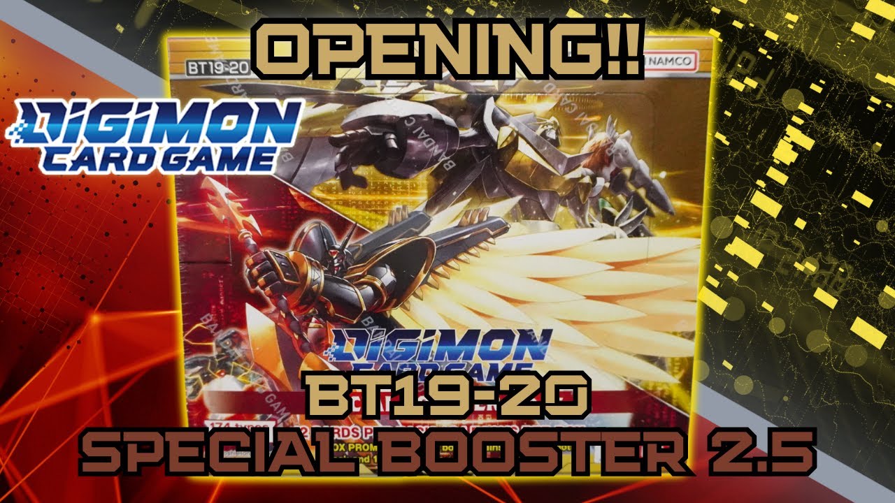 Открытие и распаковка коробки с бустерами Digimon Special Booster 2.5! | BT19 и BT20 | ККИ и карт...