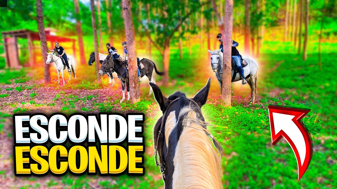 ESCONDE ESCONDE a CAVALO com os PEÃO ABEIA