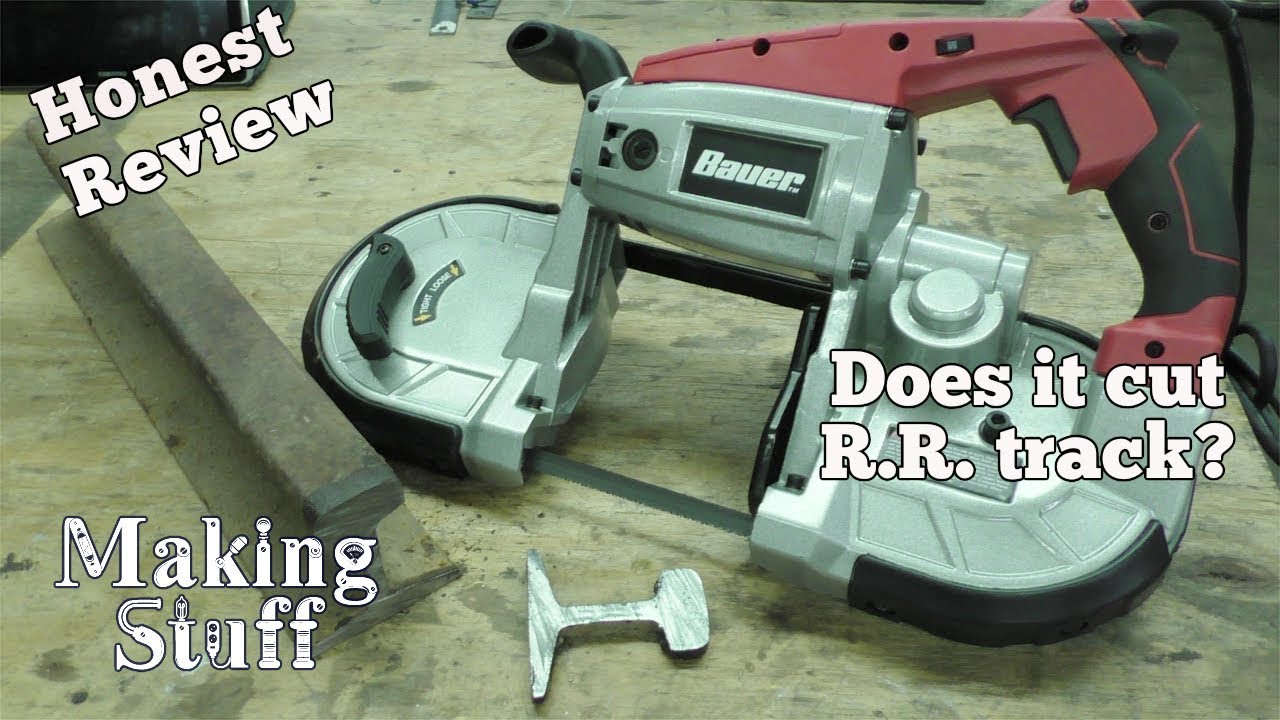 Harbor Freight Portable Bandsaw Review - Does it cut railroad track?