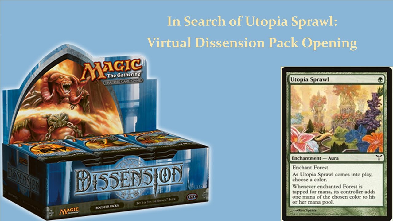 MtG Online Pack Opening - Dissension - In Search of Utopia Sprawl
