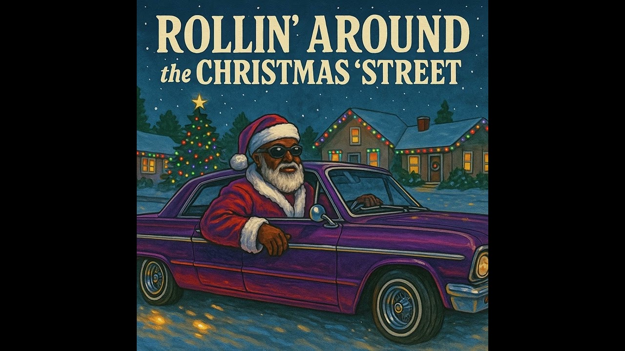 Rollin’ Around the Christmas Street 🚗🎄💜 | Hood Christmas Parody Song (Funny GTA-Style Remix)