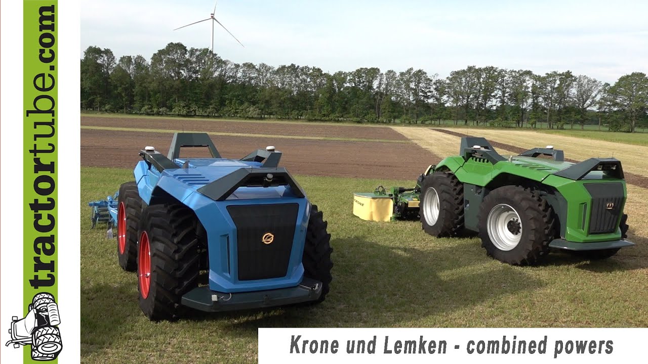 Lemken und Krone präsentieren Konzeptstudie der autonomen verfahrenstechnischen Einheit - VTE