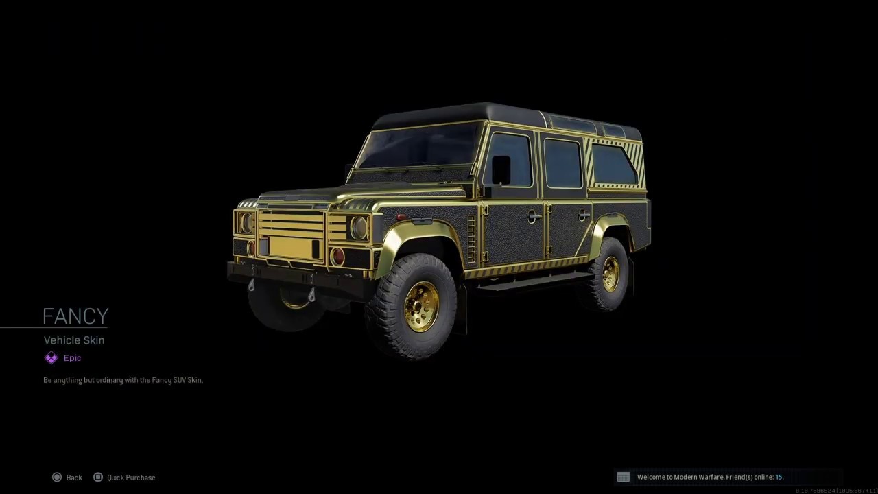 NEW Plunder Pack Gold Vehicle Skins & Mace Operator Bundle In Modern Warfare!
