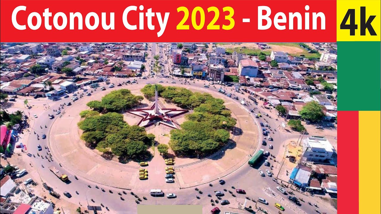 Cotonou City , Benin 4K By Drone 2023