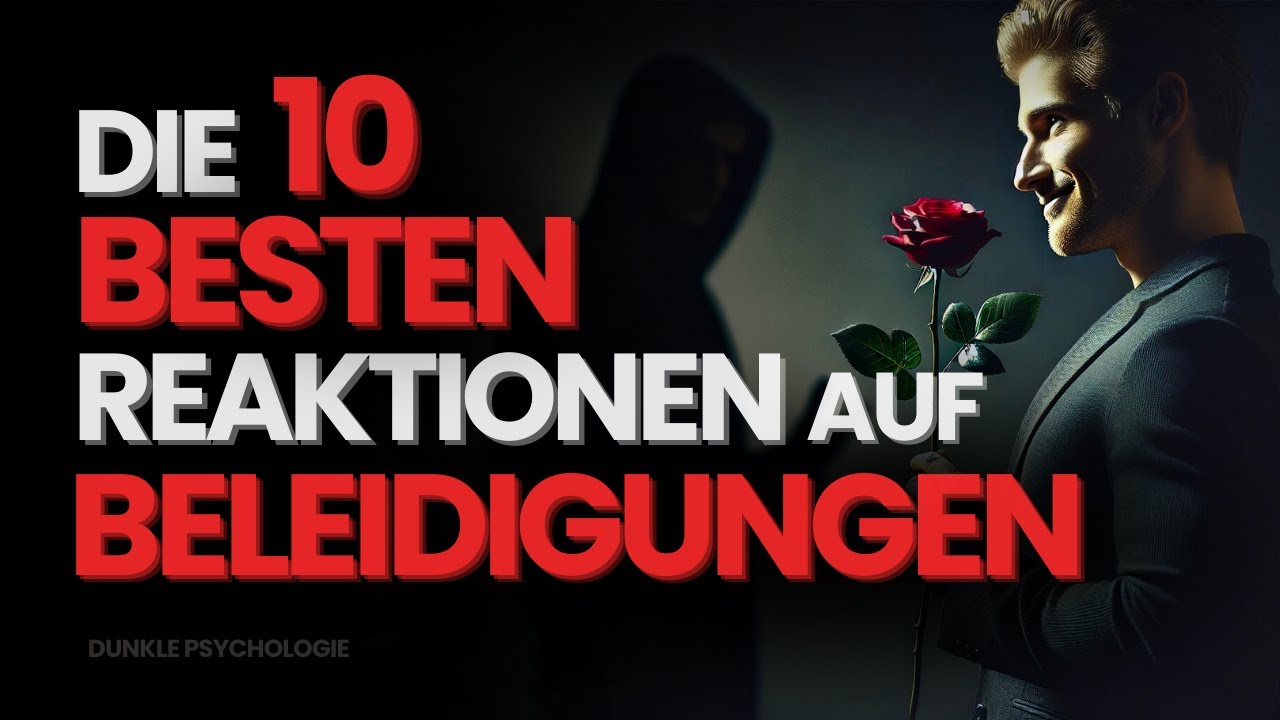 Wie du genial auf Beleidigungen reagierst... Reagiere so...